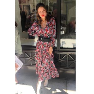 Zara Romantic Floral Maxi Dress